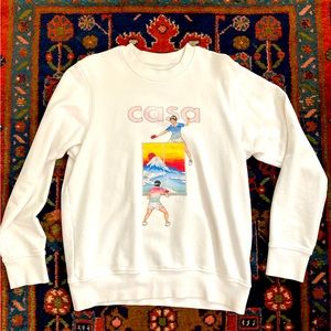 Casablanca Tennis Club Crew Neck Sweatshirt